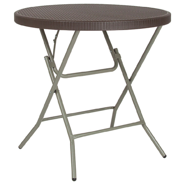 Flash Furniture DAD-FT-80R-GG Folding Table 31-1/2" Dia. X 30-1/4"H Round