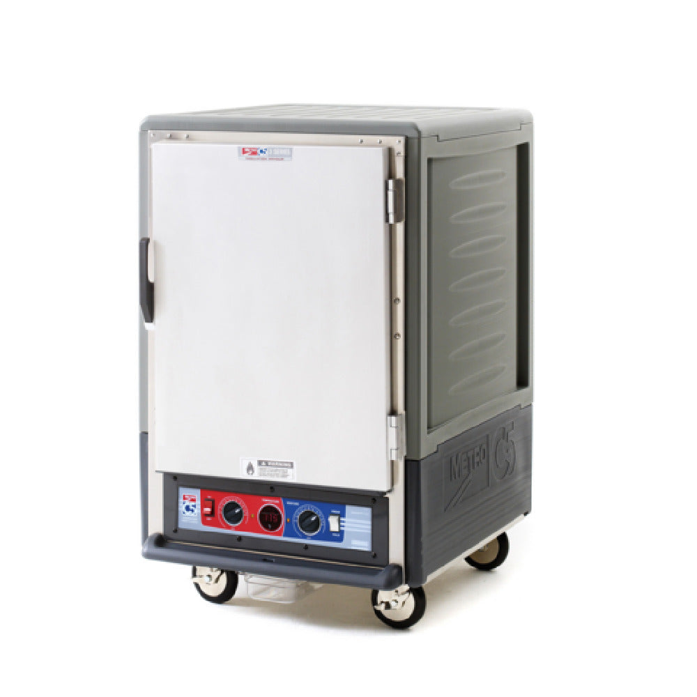 Metro C535-CFS-L-GYA C5™ 3 Series Heated Holding & Proofing Cabinet With Grey Insulation Armour™