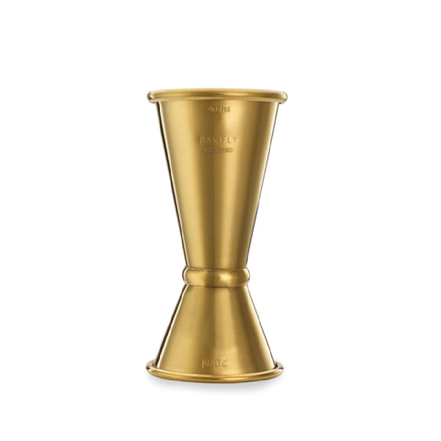 Mercer Culinary M37001GD Barfly® Japanese Style Jigger 20 & 40 Ml (0.67 & 1.35 Oz.) With Internal Marking Lines