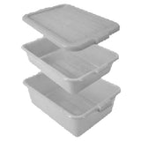 Franklin Machine Products 280-1431 Food Storage Box With Colander & Lid 20" X 15" X 7" Deep