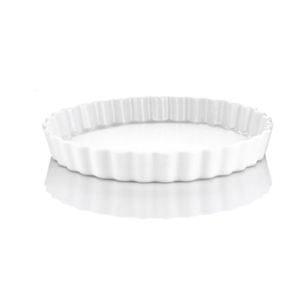Steelite 6634V770 Flan Dish N°911-1/4" Dia. Round Porcelain