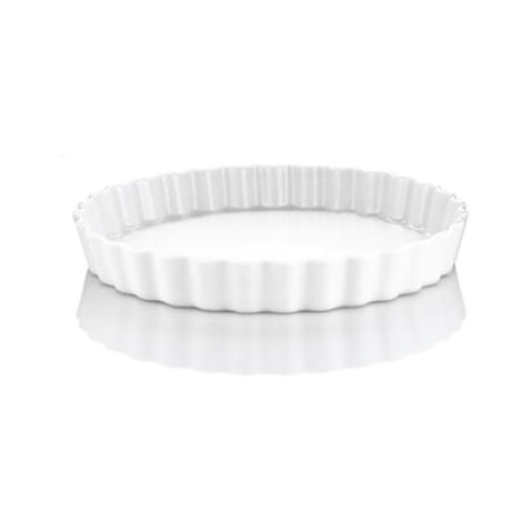 Steelite 6634V770 Flan Dish N°911-1/4" Dia. Round Porcelain