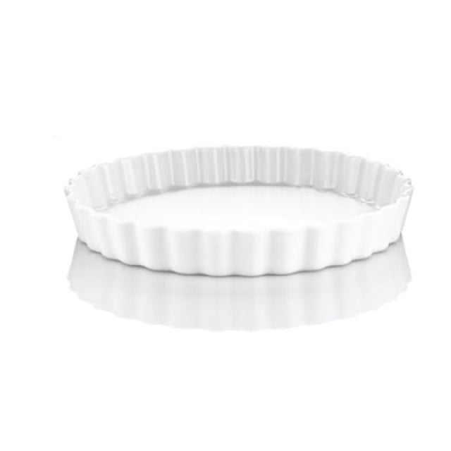 Steelite 6634V770 Flan Dish N°911-1/4" Dia. Round Porcelain