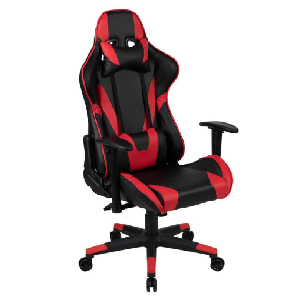 Flash Furniture CH-187230-1-RED-GG X20 Gaming Chair 280 Lb. Weight Capacity LeatherSoft Upholstery