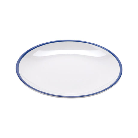 GET Enterprises CS-800-W/CB Settlement Bistro™ Enamelware Side Dish Plate 8" X 7/8" Round