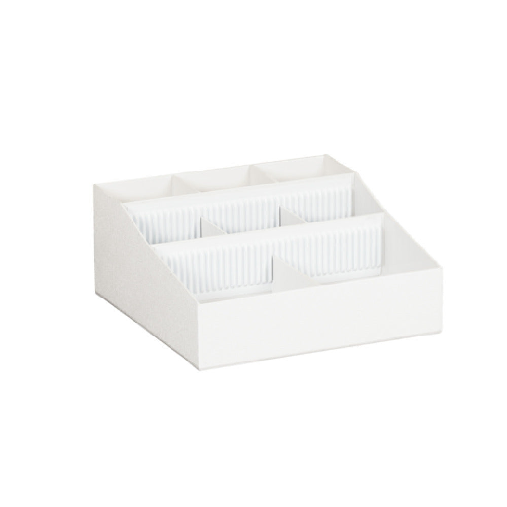 Cal Mil 1260-15 Classic Adjustable Condiment Organizer 12"W X 12"D X 5.5"H Adjustable Section Dividers