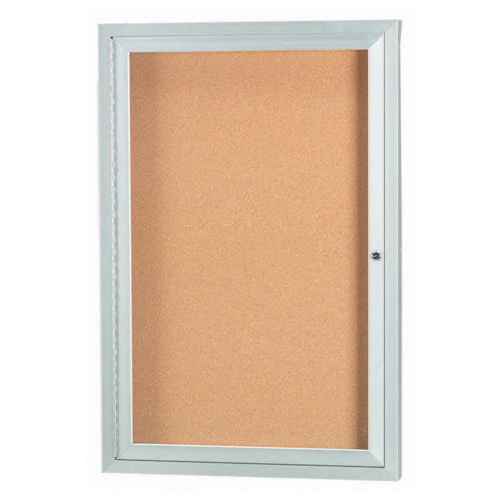 Aarco DCC3624RI Aluminum Bulletin Board 24"W X 36"H Enclosed