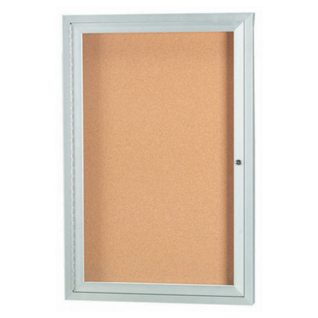 Aarco DCC3624RI Aluminum Bulletin Board 24"W X 36"H Enclosed