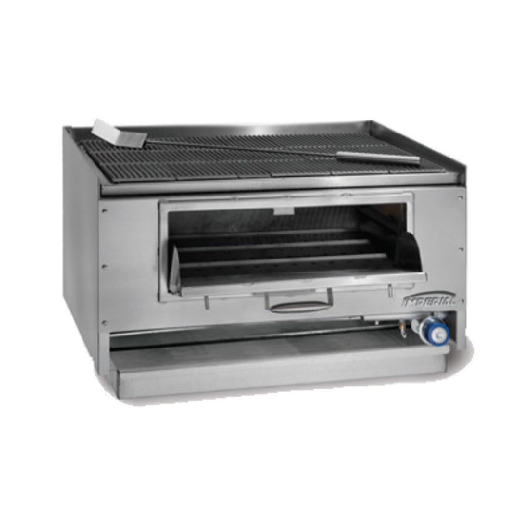 Imperial MSQ-48_NAT Mesquite Wood Broiler 48"W Countertop