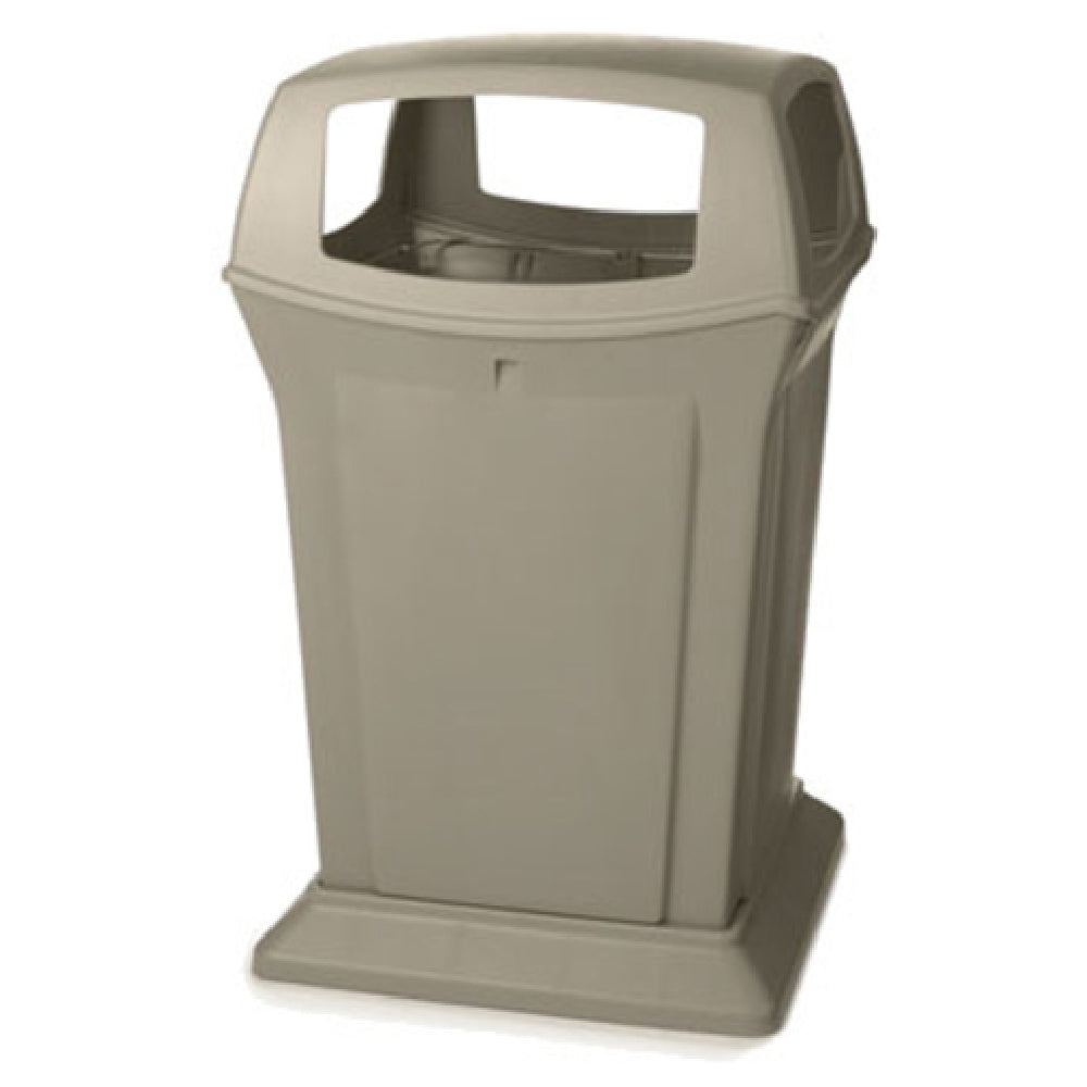 Rubbermaid FG917388BEIG - Ranger® Container, 45 Gallon, Dome Top