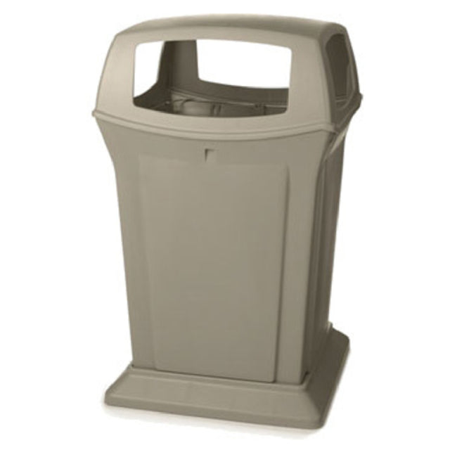 Rubbermaid FG917388BEIG - Ranger® Container, 45 Gallon, Dome Top