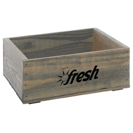 Hubert 23112 - Crate, With "Fresh" Logo, 14-3/4" X 11-1/4" X 5-7/8"H