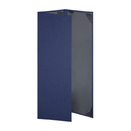 Risch LINEN-3V 4.25X14 Linen Hardback Menu Cover (specify Color) 4 1/4" X 14"