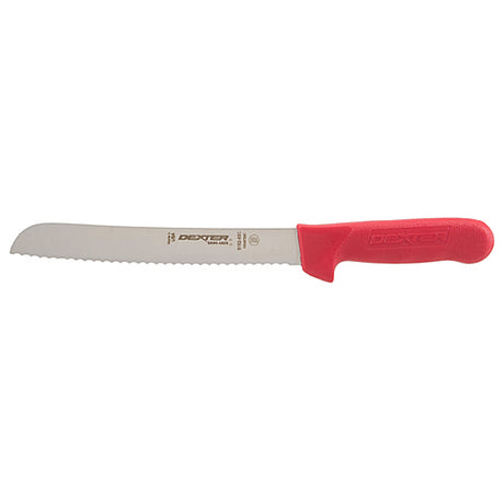 Franklin Machine Products 137-1542 Sani-Safe® Scalloped Bread Knife By Dexter® 8" Blade High Carbon Steel