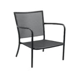 Emuamericas Llc 3416 Podio Lounge Stacking Armchair Outdoor/indoor Steel Mesh Back And Seat