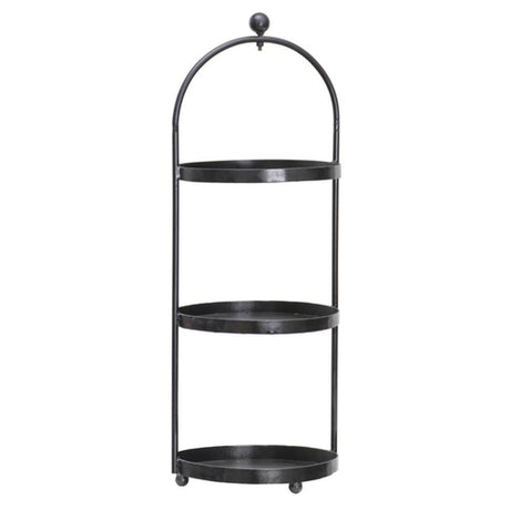 Hubert 22822 - Display Stand, 3-tier, 12-1/3" Dia. X 34-3/5"H