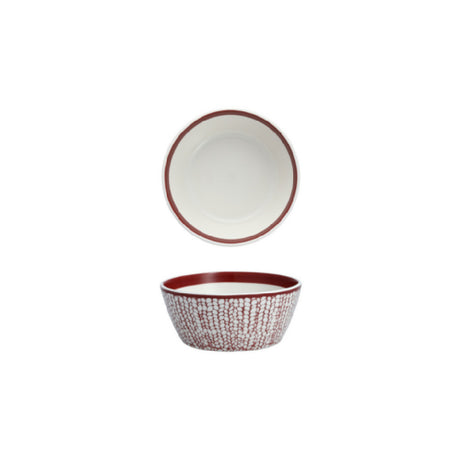 Fortessa 7200.FFD.05 Amanda Burgundy Cereal Bowl 5.5" (14cm) 20 Oz. (.6L)