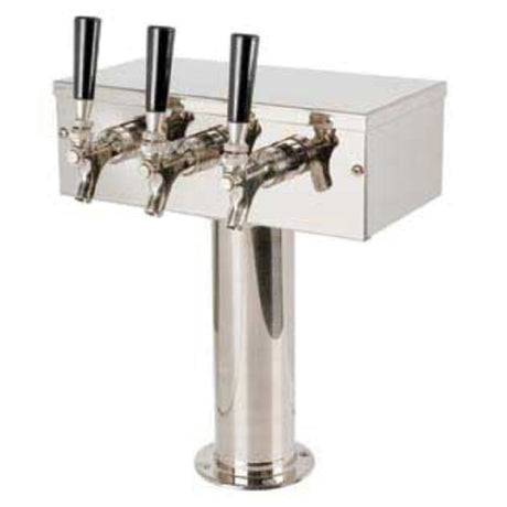 Micro Matic D7743PSSKR T Style Draft Beer Tower Countertop 12"W X 14-3/4"H