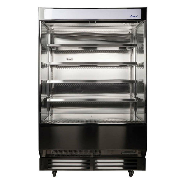 Atosa AOM-50B Open Air Merchandiser 51-2/5"W X 28"D X 83"H 16.5 Cubic Capacity