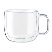 Zwilling 39500-094 Sorrento Plus Cappuccino Glass Mug Set 15 Oz. (450ml) Double Wall