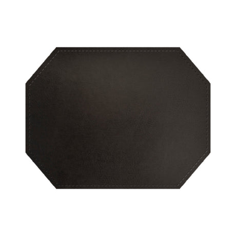 Risch TABLEMATOCT-TAM 17X13 Tamarac Light-grain Faux-leather Table Mat (specify Color)