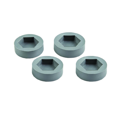 Hubert 44355 - CenPro Grey Floor Guide For CenPro Wire Shelving. (4 Per Pack)