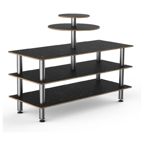 Steelite MGCMLB12MSXF Mogogo Buffet Solutions Modular Multi-Purpose Display 3-tier