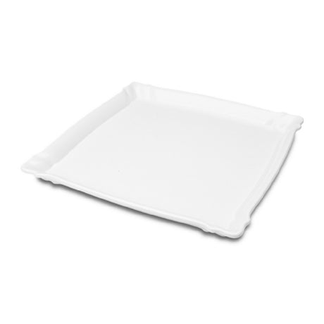 Steelite DFTSQ15CF020 Tray 15"W X 15"D X 1-1/4"H Café White