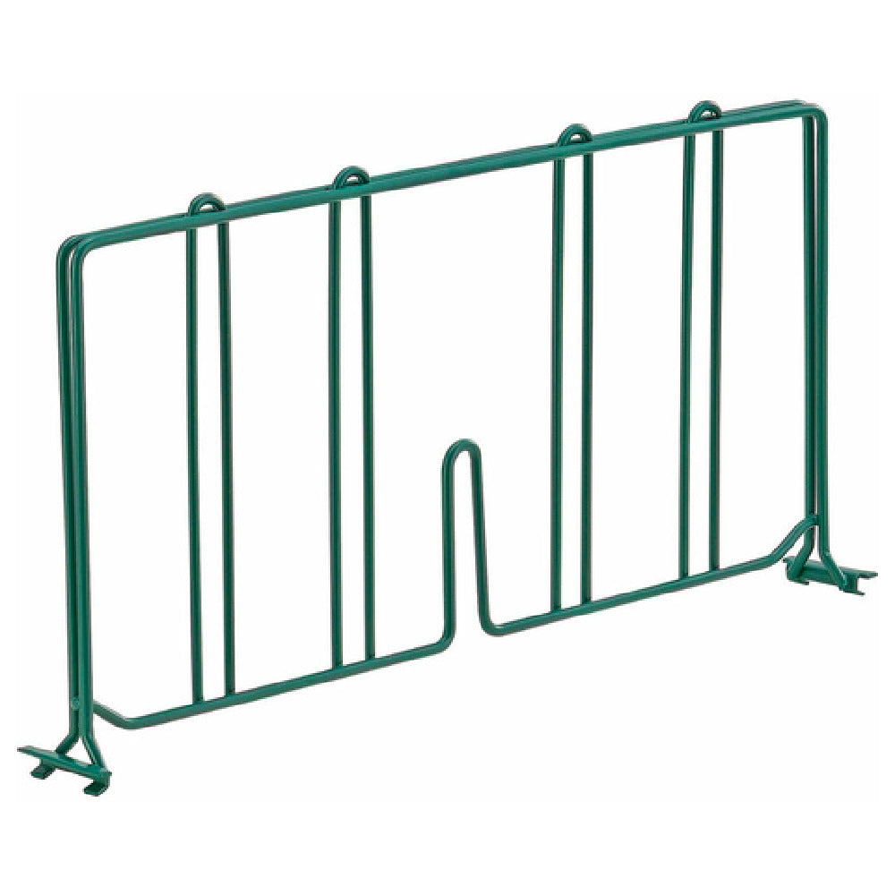 Klinger's Trading SDIVIDER24-GREEN Shelf Divider For Wire Shelves 24"W X 9-1/2"H