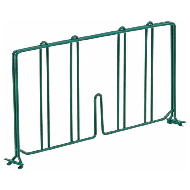 Klinger's Trading SDIVIDER24-GREEN Shelf Divider For Wire Shelves 24"W X 9-1/2"H