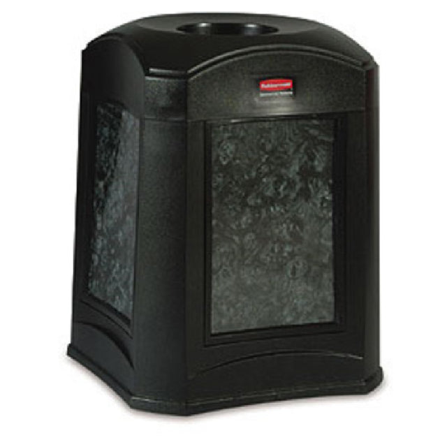 Rubbermaid FG9W0200BLA - Landmark Series® POP Funnel Top Container, 35 Gallon, 24" Square X 31"H
