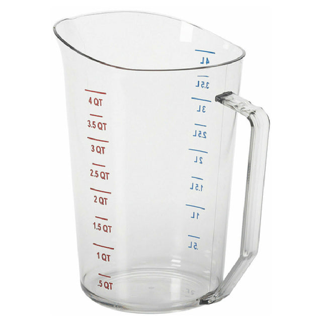 Cambro 400MCCW135 Camwear® Measuring Cup 4 Qt. Molded Handle