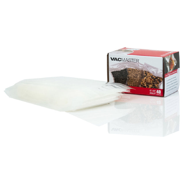 VacMaster 948501 VacMaster™ Full Mesh Zipper Vacuum Seal Pint Bags 6" X 10"