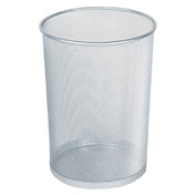 Rubbermaid FGWMB20SLV - Concept Collection™ Steel Wastebasket, 5 Gallon, 11-1/2" Dia. X 14" H