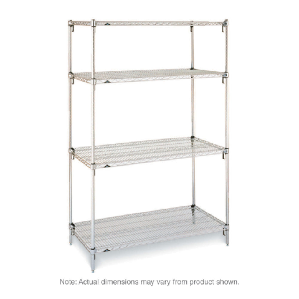 Metro A376C Super Adjustable Super Erecta® Starter Shelving Unit 72"W X 18"D X 63"H