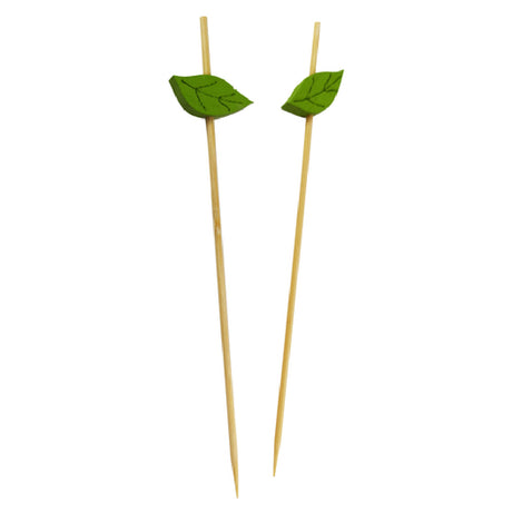 PacknWood 210BBLEAF12 - Leaf Skewer, 4.7", Biodegradable