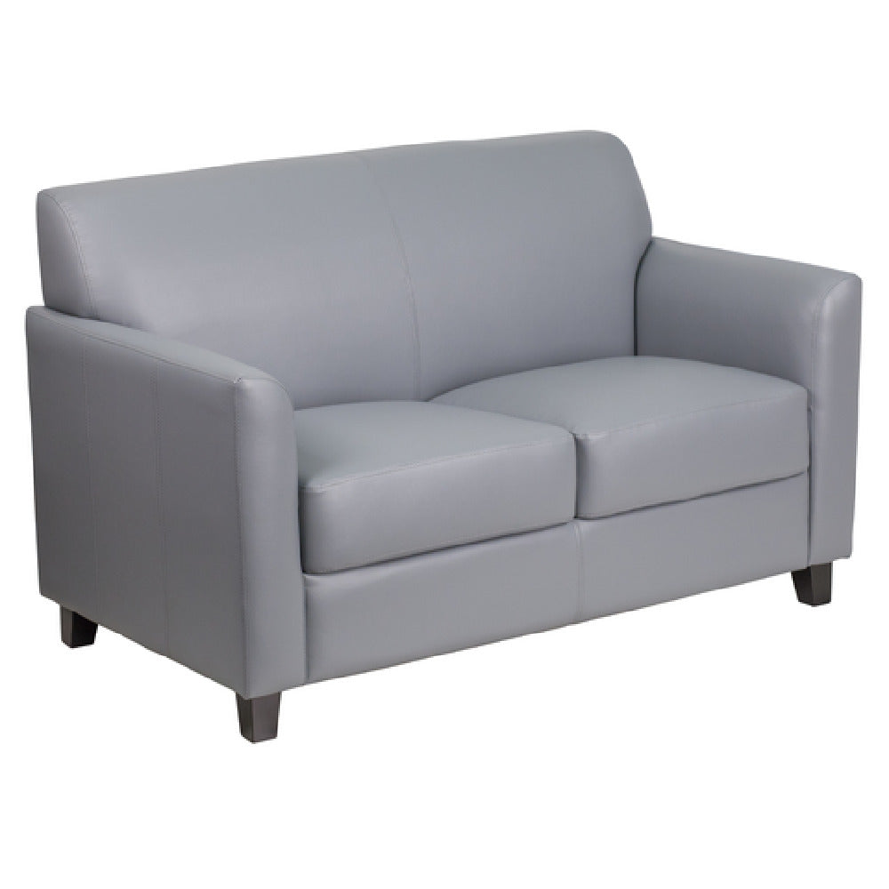 Flash Furniture BT-827-2-GY-GG Hercules Diplomat Series Reception Loveseat 52"W X 29"D X 32-1/4"H