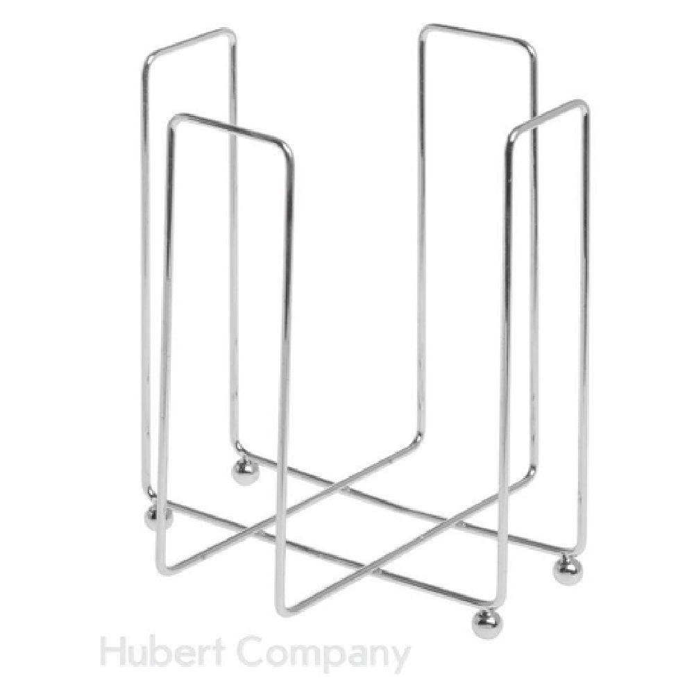 Hubert 92285 - Bowl Holder, 6-3/8"L X 6-3/8"W X 7-15/16"H, Chrome-plated Steel