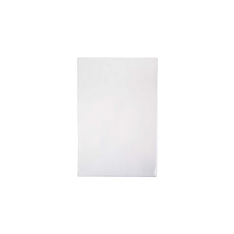 Risch 100 5.5X8.5 Clear Vinyl Menu Cover 5-1/2" X 8-1/2" 8 Gauge Single Pocket Holds 2 Sheets Of Paper