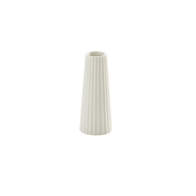 American Metalcraft BVTC4 Bud Vase Ceramic Crimped