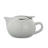 Service Ideas TPC10WH Service Ideas Ceramic Teapot Round 10 Ounce