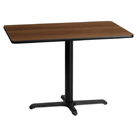 Flash Furniture XU-WALTB-3042-T2230-GG Table 42"W X 30"D X 31-1/8"H Dining Height