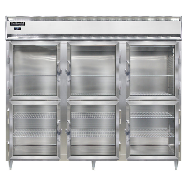 Continental Refrigerator D3RENGDHD Designer Line Wide Refrigerator Reach-in 85-1/5"W