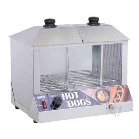 Hubert 40105 - Kratos® Hot Dog And Bun Steamer, 14"W X 14"D X 16"H, Holds Up To 100 Hot Dogs And 48 Buns