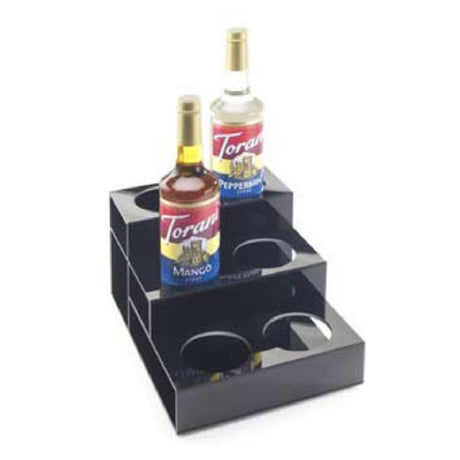 Cal Mil 677 Bottle Organizer 9-1/2"W X 12-3/4"D X 6-1/2"H 3-tier Step Design