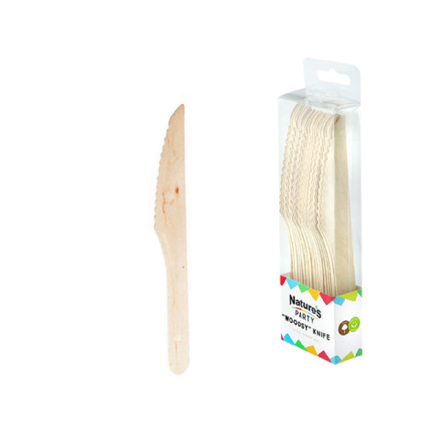 PacknWood 8NPCVB2E - WOODSY Wooden Knife, 6.5", Disposable (Per Case = 500 Each)