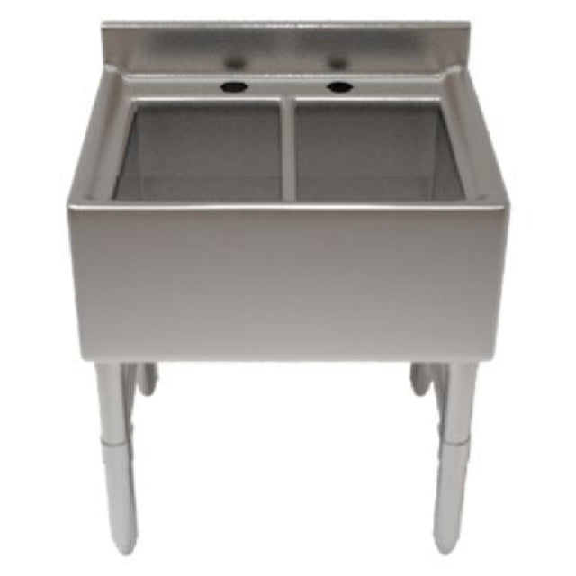 NBR Equipment UD-4-101410-48 Underbar Sink Unit Four-compartment 48"W X 21-1/4"D X 32-1/2"H Overall Size