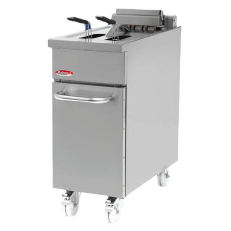 BakeMax BMPLS7FE010 Floor Fryer Electric 16”W X 34”D X 39”H