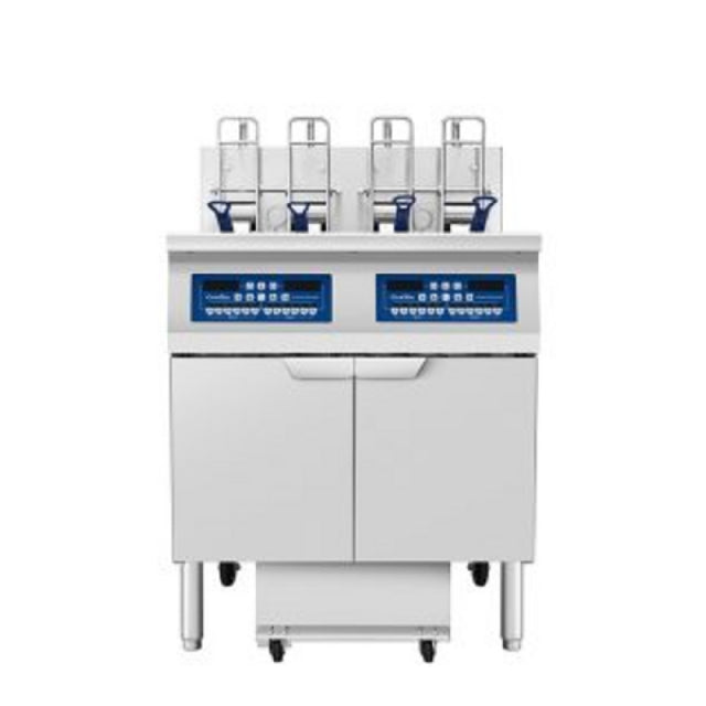 Atosa USA, Inc. AEFF-50-2B - Double Full Vat Electric Fryer With Auto Lift System