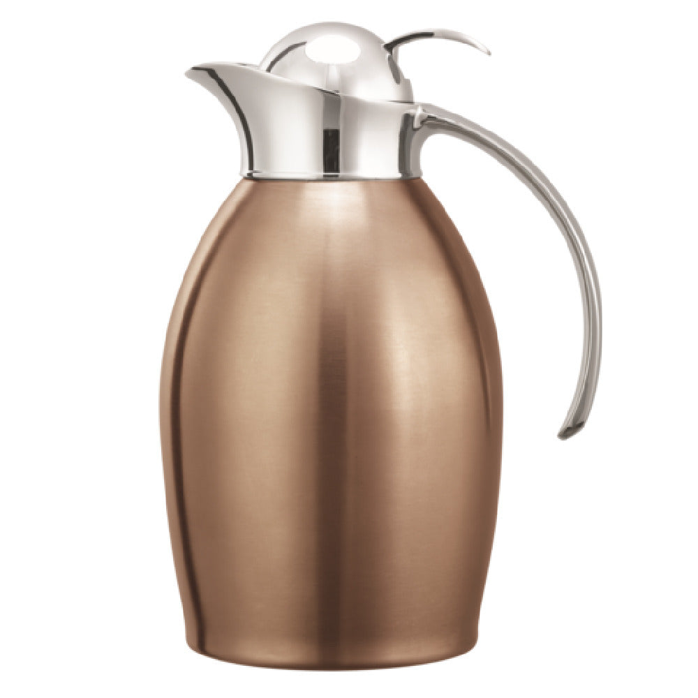 Service Ideas NIC10BSPBRG Service Ideas Nicollet Series Carafe Push Botton Lid